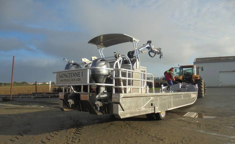 Chaland neuf en aluminium et moteurs YAMAHA à Arzal dans le Morbihan